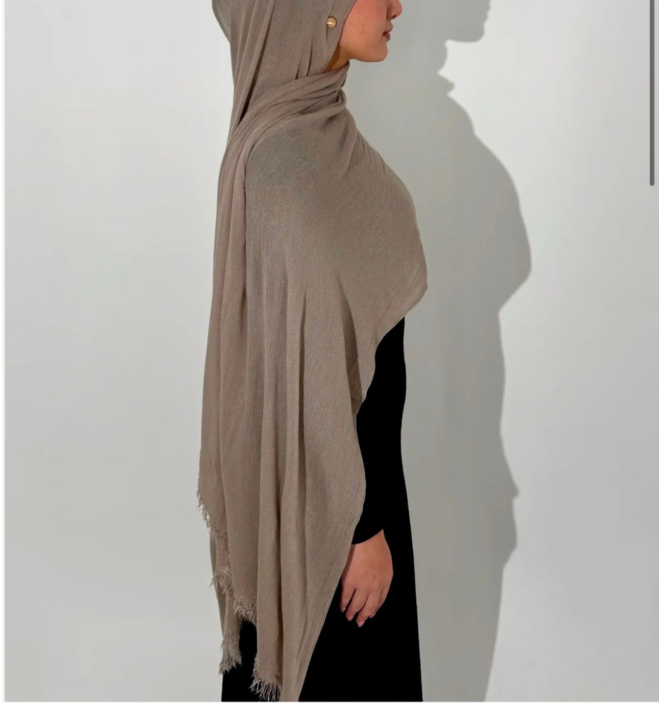 Soft Taupe Khimar