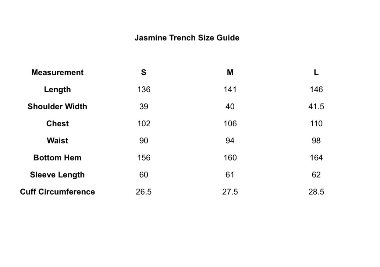 Jasmine Trench - Beige