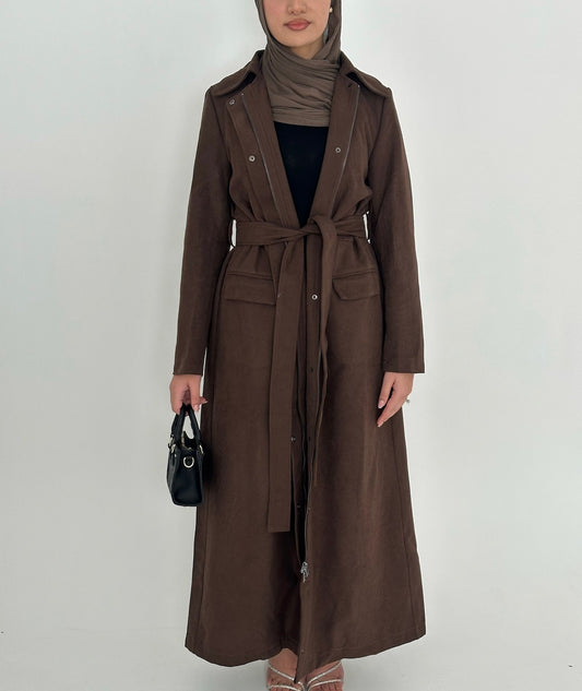 Jasmine Trench - Brown