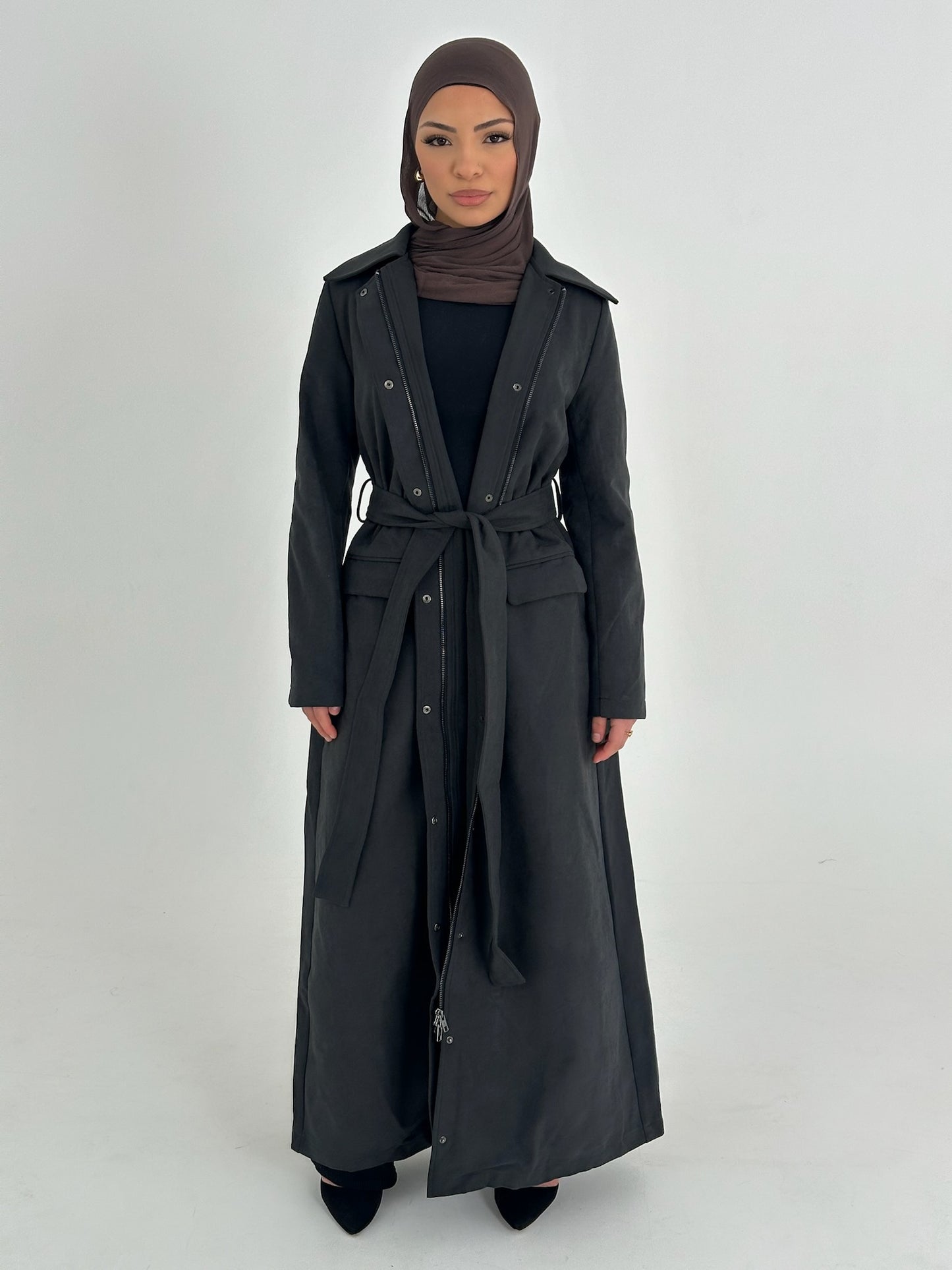 Jasmine trench - Black