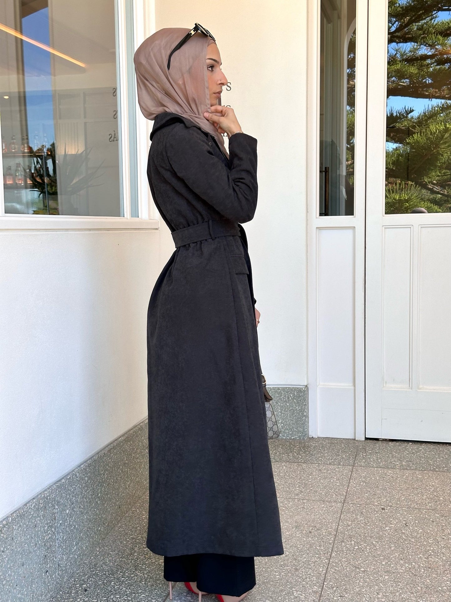 Jasmine trench - Black